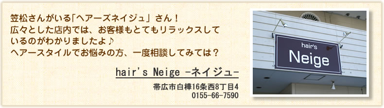 hair's Neige ネイジュ